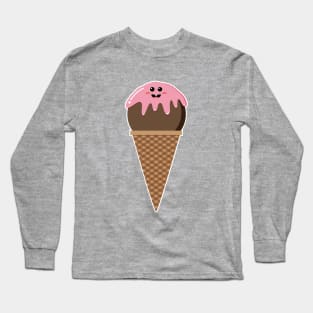 Cute Ice Cream Long Sleeve T-Shirt